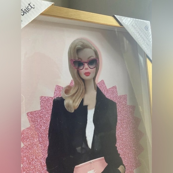 Design District Nike Barbie Framed Designer Wall Art New Rare - Picture 3 of 6